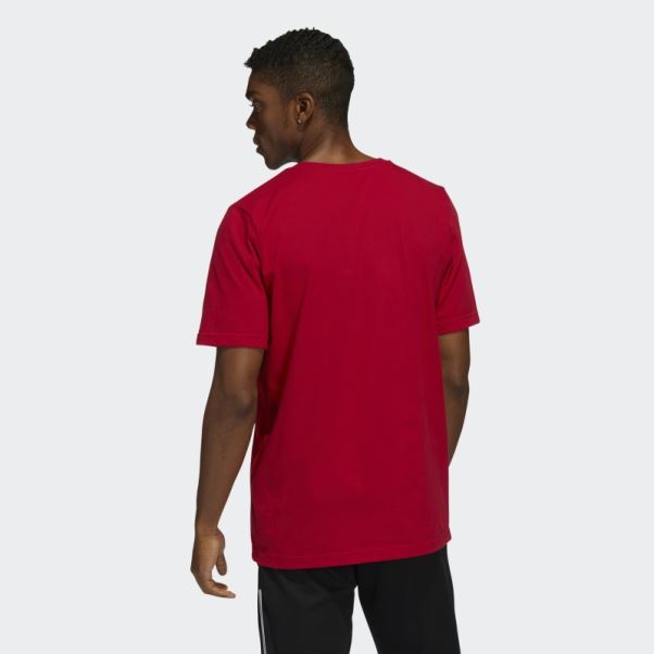 T-shirt Adidas Wolfpack Rouge