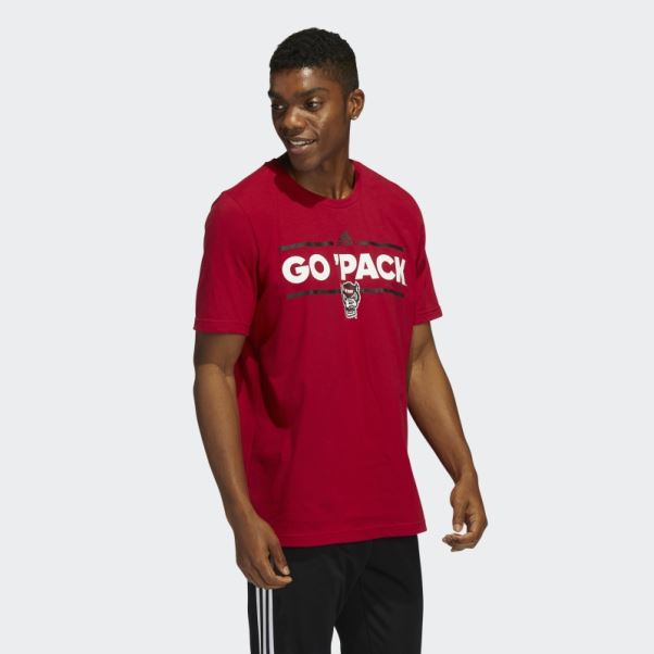 T-shirt Adidas Wolfpack Rouge