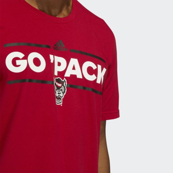 T-shirt Adidas Wolfpack Rouge
