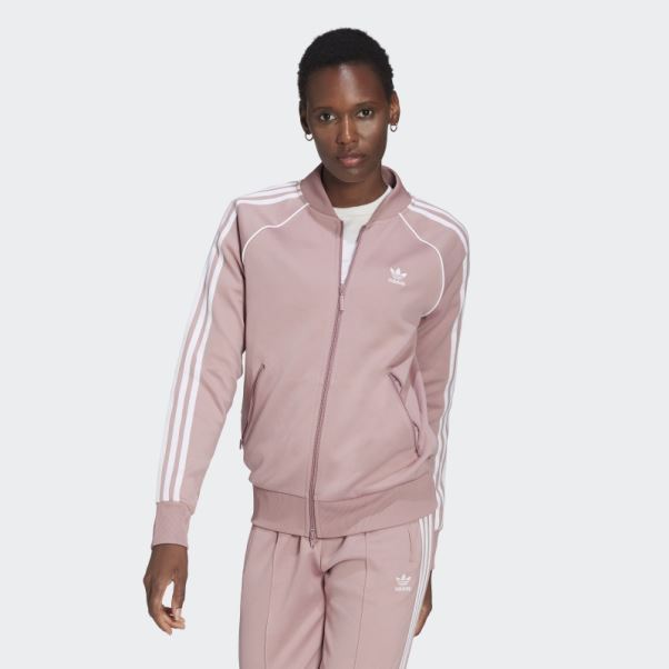 Veste De Survêtement Adidas Primeblue Sst Mauve