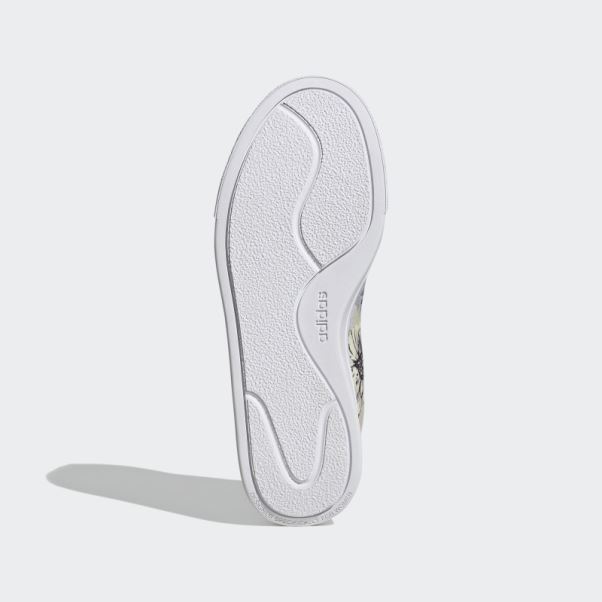 Baskets Blanches à Plate-forme Cln Adidas