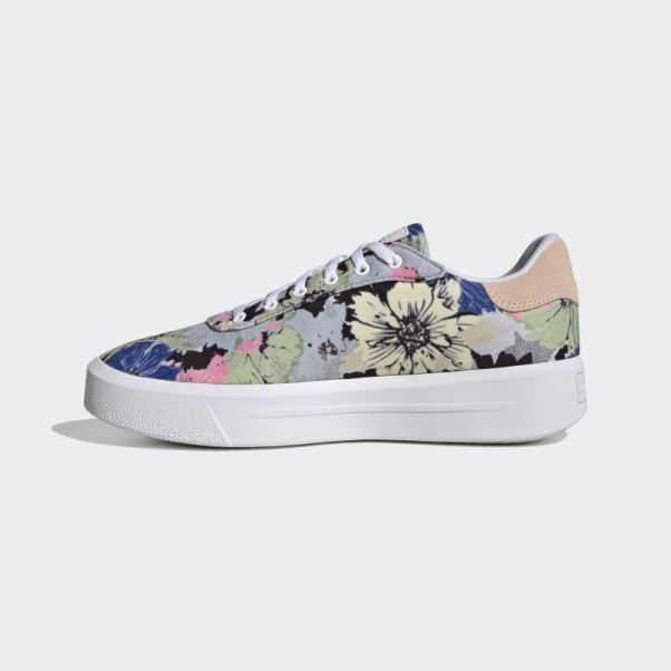 Baskets Blanches à Plate-forme Cln Adidas