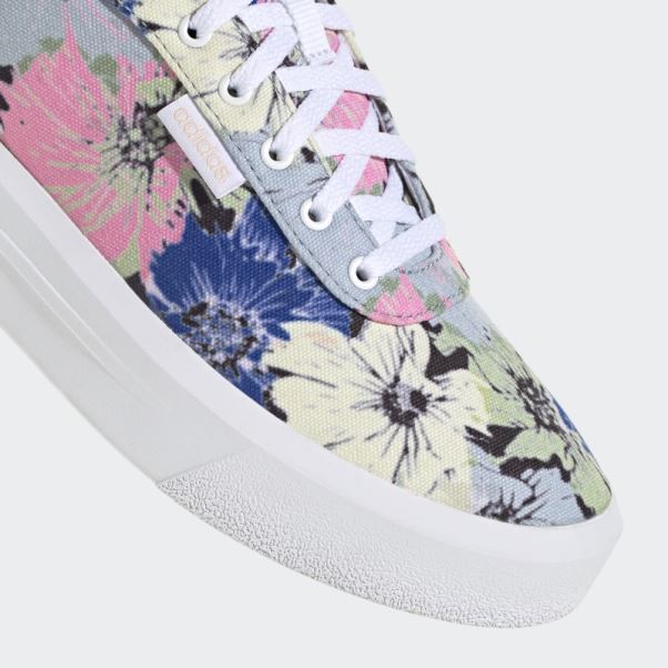 Baskets Blanches à Plate-forme Cln Adidas
