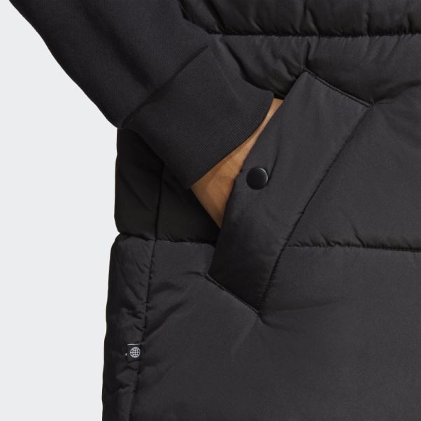 Adidas Gilet Réversible à Imprimé Animal Abstrait Noir