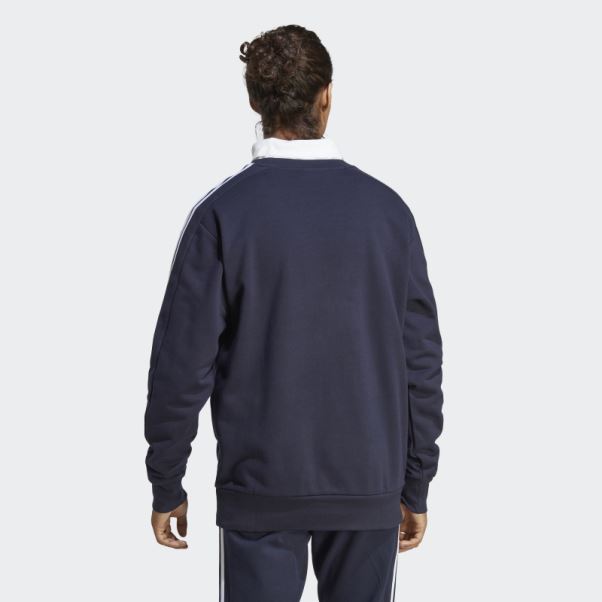 Sweat 3 Bandes En Molleton Essentials Adidas Ink