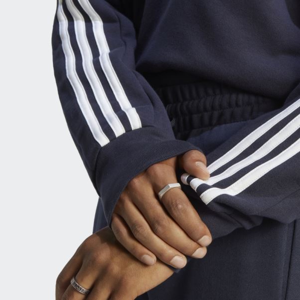 Sweat 3 Bandes En Molleton Essentials Adidas Ink