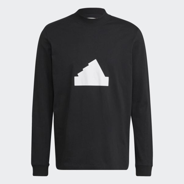 Tee Shirt Manches Longues Adidas Noir