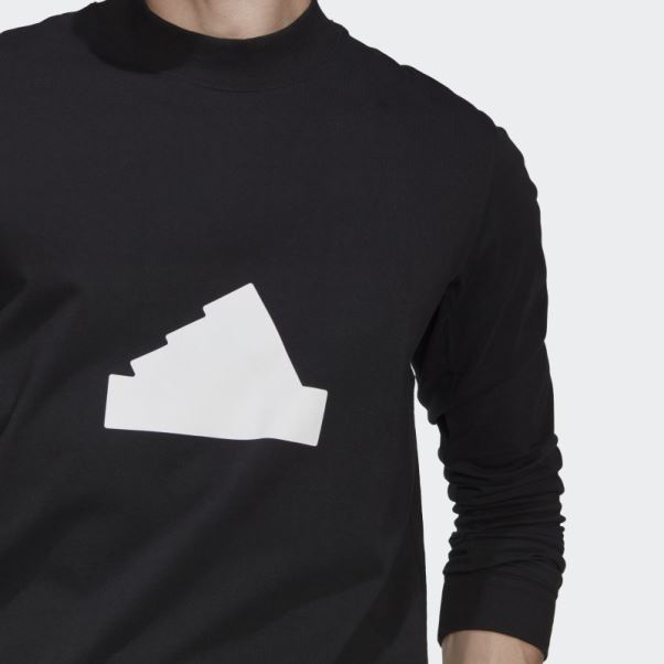 Tee Shirt Manches Longues Adidas Noir