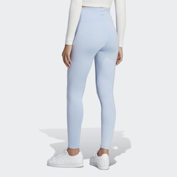 Adidas Collants Nervurés Bleus Dawn Premium Essentials