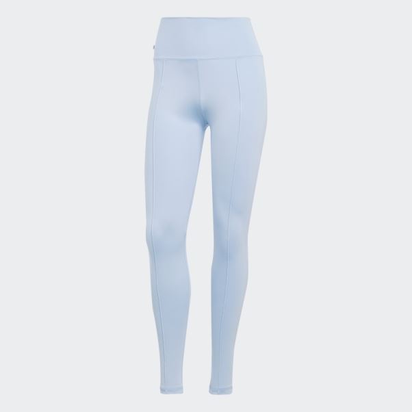 Adidas Collants Nervurés Bleus Dawn Premium Essentials