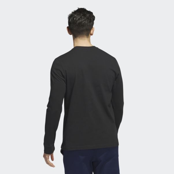 T-shirt Manches Longues Adidas Sun Devils Noir