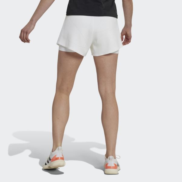 Adidas Short De Tennis London Blanc