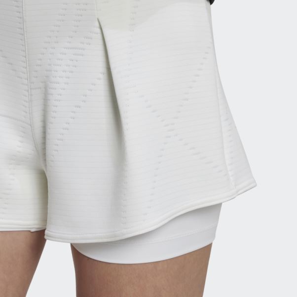 Adidas Short De Tennis London Blanc