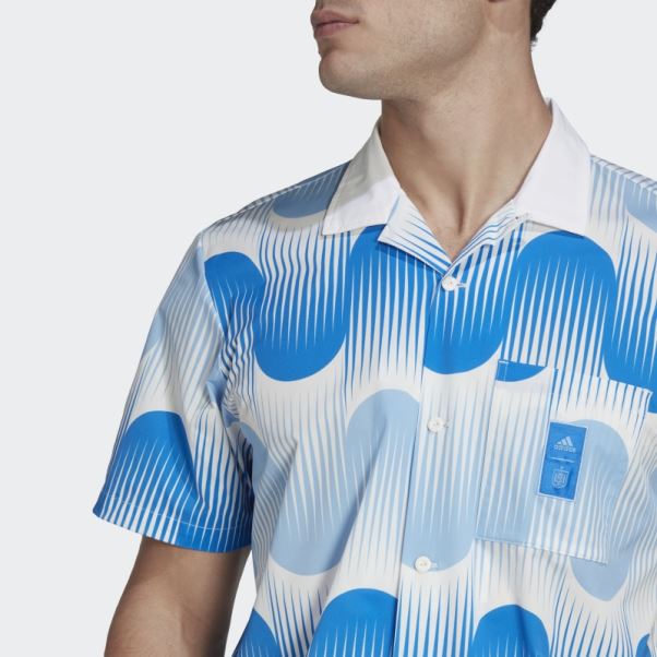 Maillot Espagne Icon Adidas Bahia Bleu Clair
