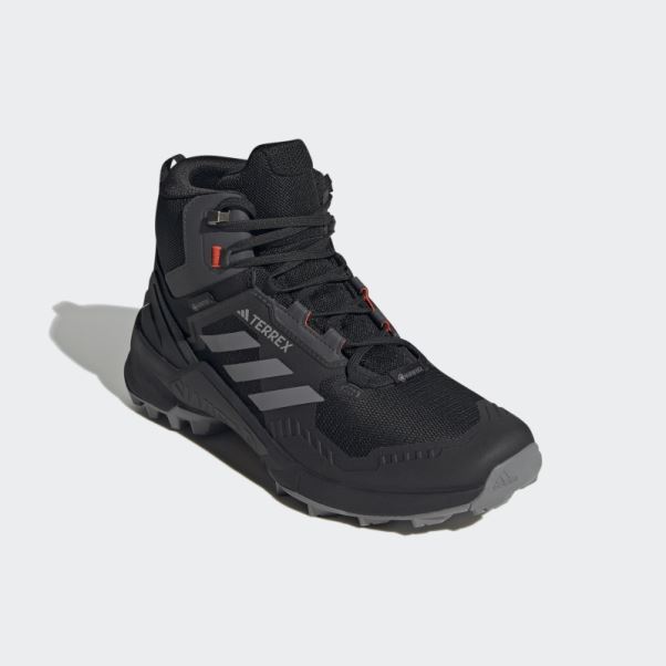 Adidas Terrex Swift R3 Mid Gore-tex Chaussures De Randonnée Gris