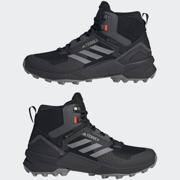 Adidas Terrex Swift R3 Mid Gore-tex Chaussures De Randonnée Gris