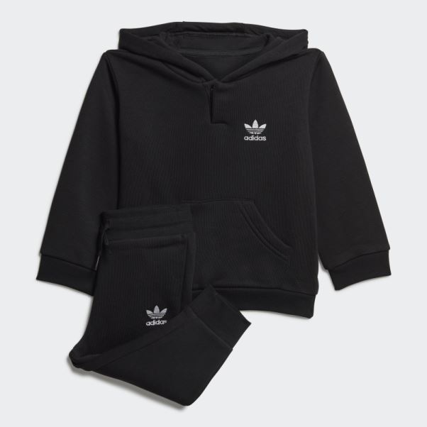 Sweat à Capuche Adicolor Ensemble Noir Adidas