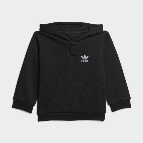Sweat à Capuche Adicolor Ensemble Noir Adidas