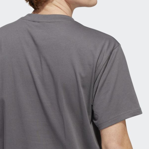 Tee Shirt Hypersport Multi Trèfle Gris Adidas