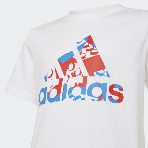 Adidas X Classic Lego T-shirt Graphique Blanc