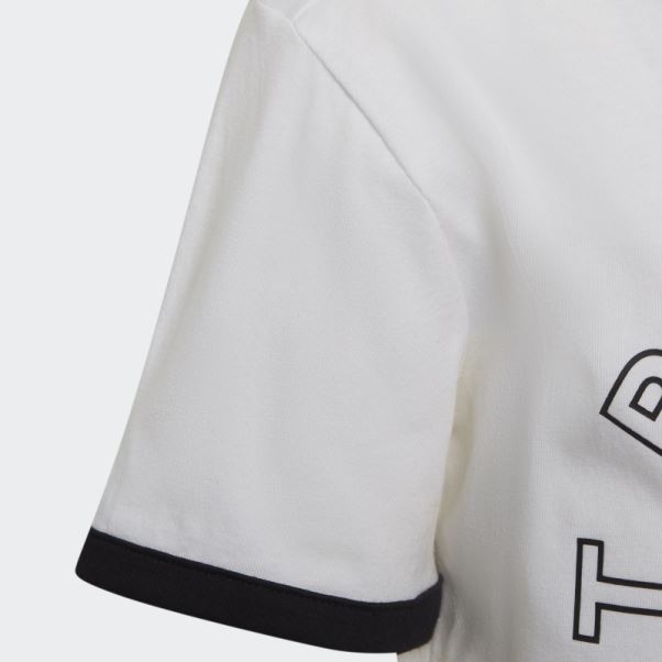 Ensemble D'été Adidas Essentials Logo Blanc