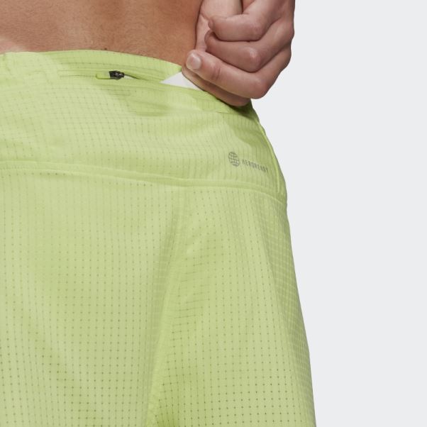 Adidas Designed 4 Short De Course Citron Vert