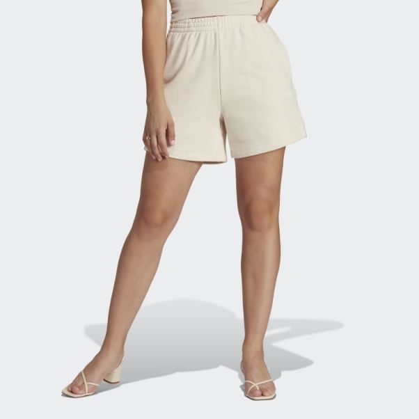 Short Adidas Adicolor Essentials En Molleton Blanc