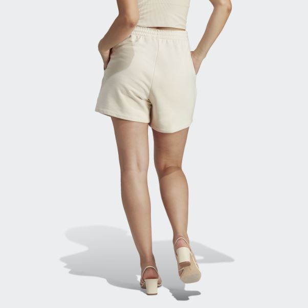 Short Adidas Adicolor Essentials En Molleton Blanc