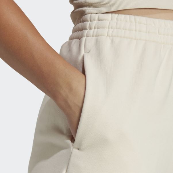 Short Adidas Adicolor Essentials En Molleton Blanc