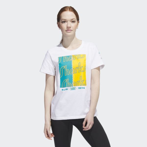 Tee Shirt Adidas Sharks Playmaker Blanc