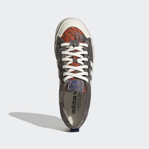 Adidas Nizza Plate-forme Chaussures Orange