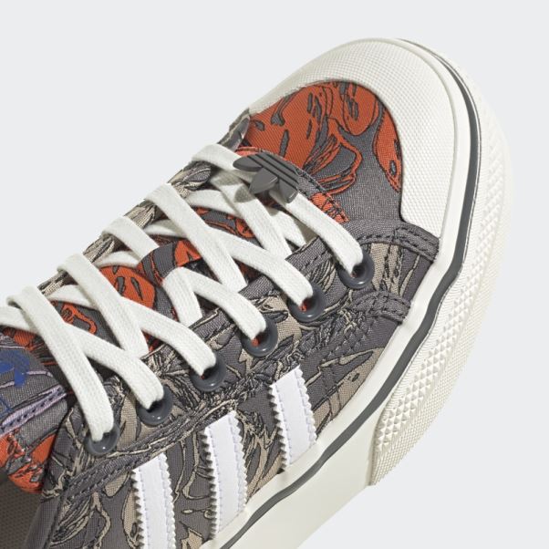 Adidas Nizza Plate-forme Chaussures Orange