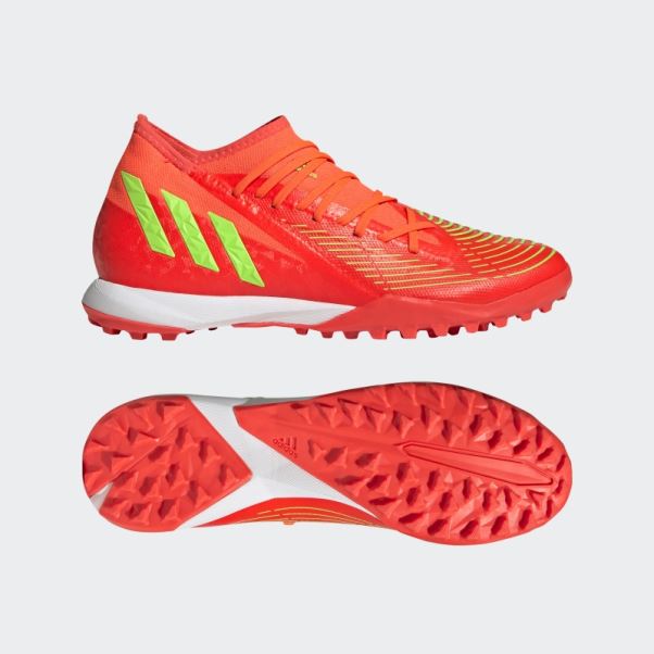 Adidas Prédateur Edge.3 Turf Chaussures Rouge