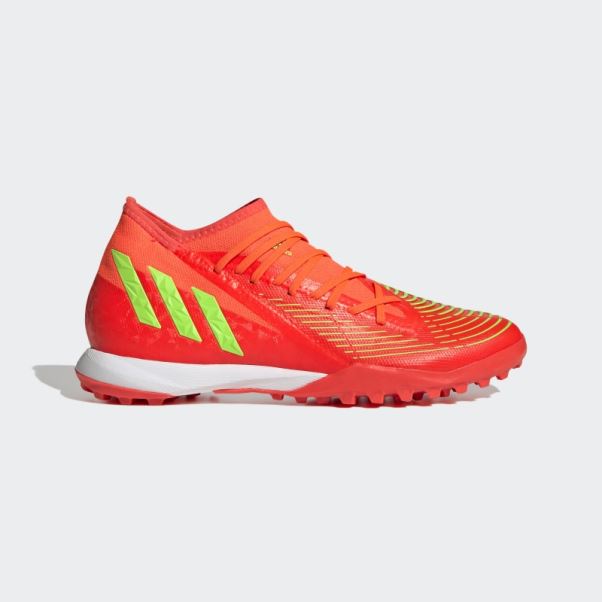 Adidas Prédateur Edge.3 Turf Chaussures Rouge