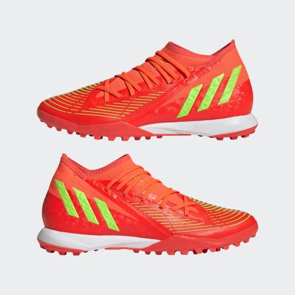 Adidas Prédateur Edge.3 Turf Chaussures Rouge