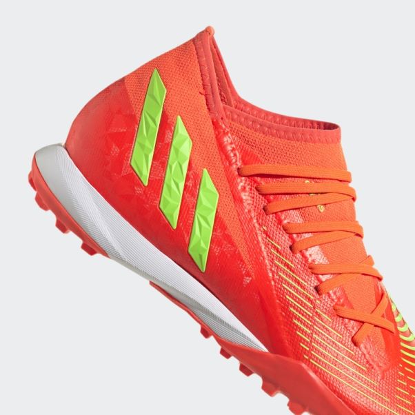 Adidas Prédateur Edge.3 Turf Chaussures Rouge