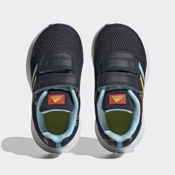 Adidas Tensaur Run Chaussures à Scratch à Deux Brides Encre
