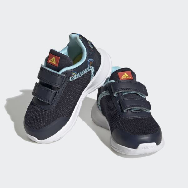Adidas Tensaur Run Chaussures à Scratch à Deux Brides Encre
