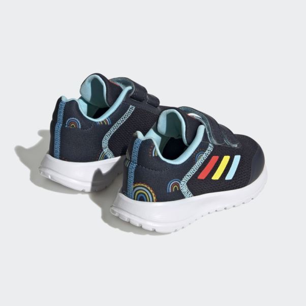 Adidas Tensaur Run Chaussures à Scratch à Deux Brides Encre