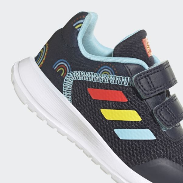 Adidas Tensaur Run Chaussures à Scratch à Deux Brides Encre