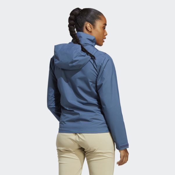 Veste De Pluie 2 Couches Terrex Multi Rain.rdy Adidas Acier