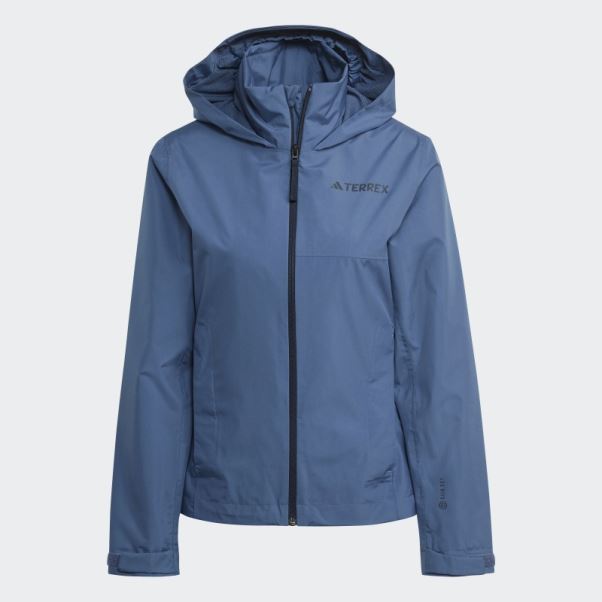 Veste De Pluie 2 Couches Terrex Multi Rain.rdy Adidas Acier