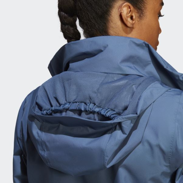Veste De Pluie 2 Couches Terrex Multi Rain.rdy Adidas Acier