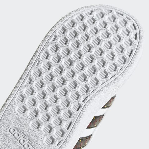 Adidas X Disney Grand Court Mickey Chaussures à Scratch Blanc