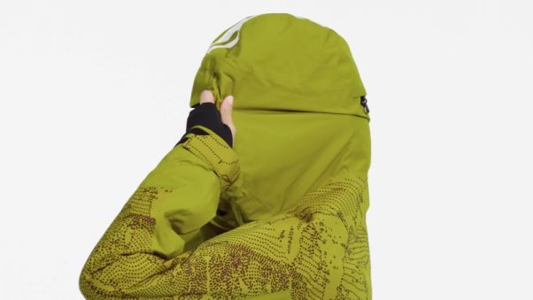 Veste Graphique De Neige Isolée 2 Couches Terrex Adidas Olive