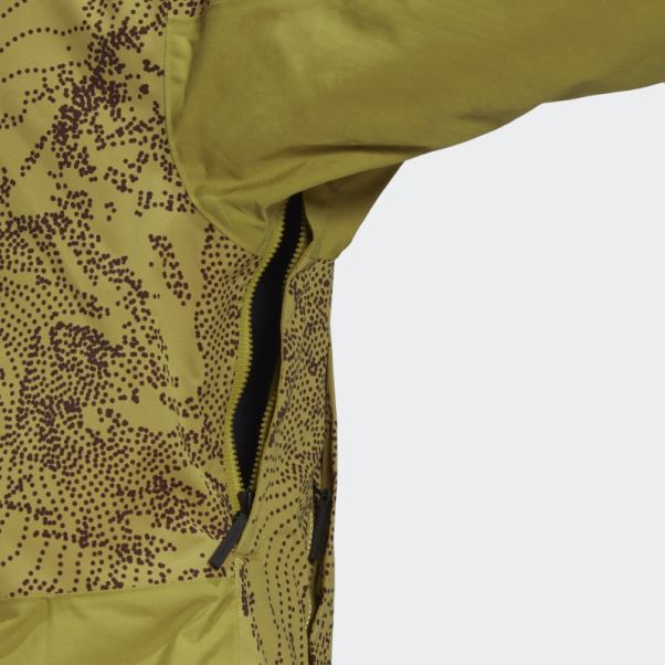 Veste Graphique De Neige Isolée 2 Couches Terrex Adidas Olive