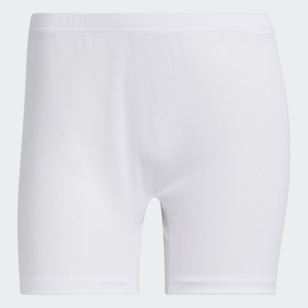 Robe De Golf 3 Bandes Adidas Blanc