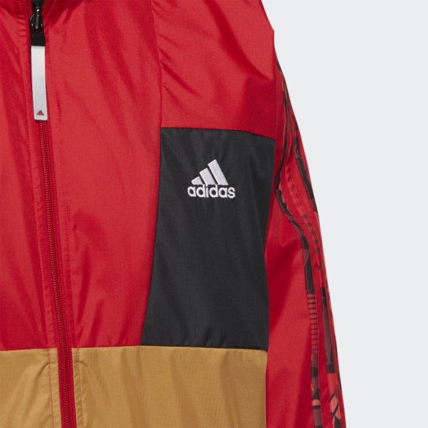 Cny Veste Tissée Réversible écarlate Adidas