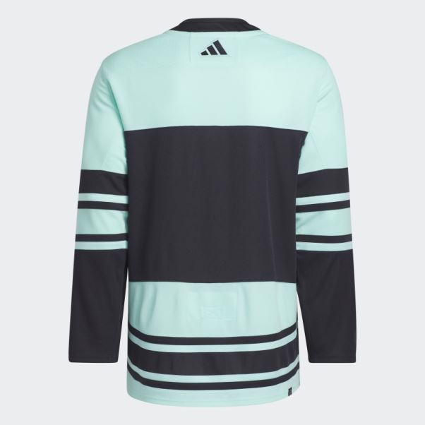Maillot Adidas Kraken Authentique Revers Motmark Rétro énergie Aqua