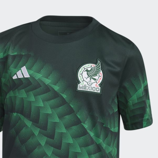 Maillot Pré-match Adidas Mexico Vert Nuit
